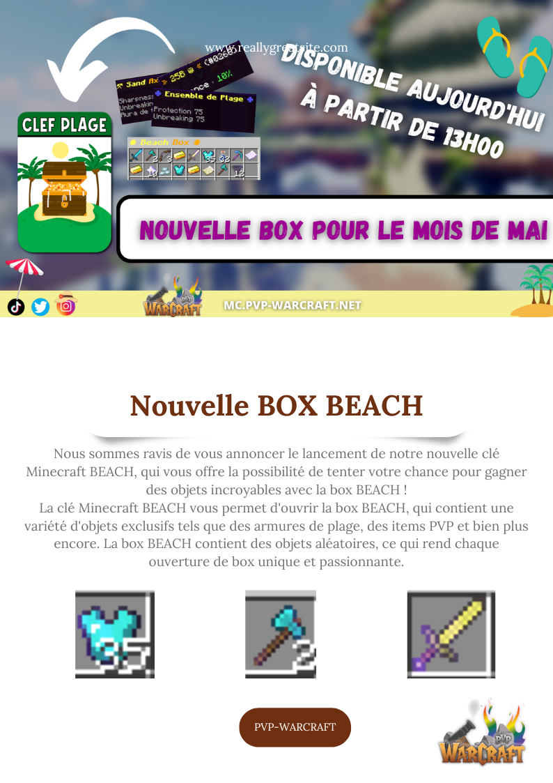 Nouvelle BOX  - Beach